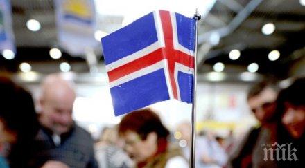 инцидент исландският президент счупен нос паднал вана