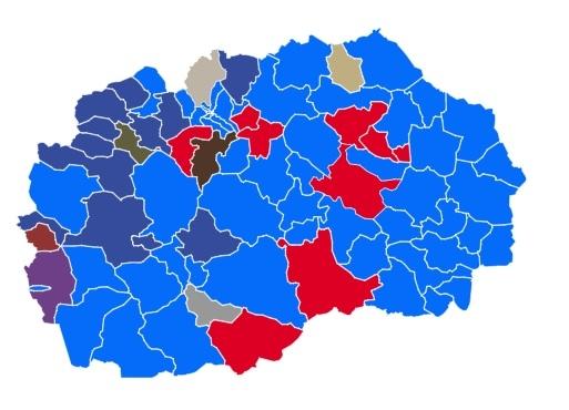 Изборната комисия публикува резултатите от изборите за местна власт в Македония 