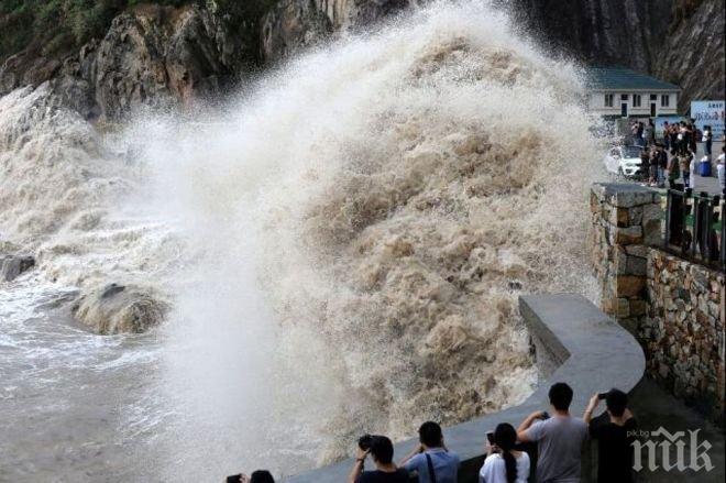 Тайфунът „Ханун“ ще достигне южните брегове на Китай в ранните часове днес