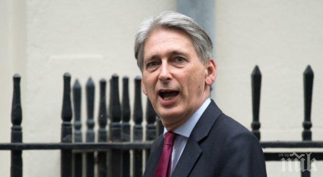 Британският министър на финансите се извини, след като нарече ЕС враг