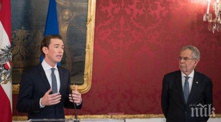 австрийският президент възложи годишния курц състави правителство