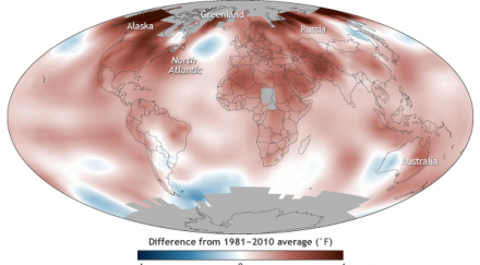 2017 топлата планетата откакто води статистика
