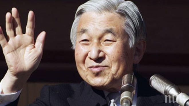Японският император ще абдикира през март 2019 година