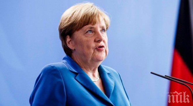Ангела Меркел: Убедена съм, че Великобритания и ЕС ще постигнат добър резултат по преговорите за Брекзит