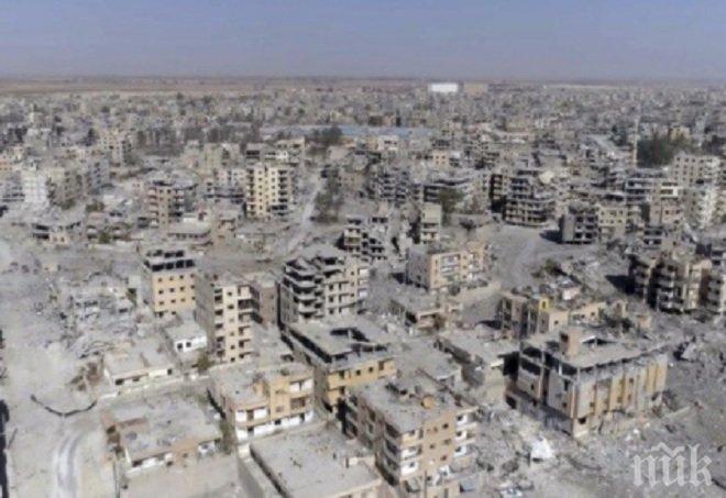 Шокиращо ВИДЕО от въздуха показва пълната разруха на Ракка