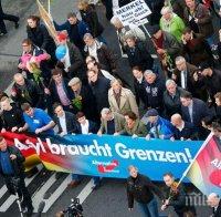 БУНТ! Протест в Берлин срещу влизането на „Алтернатива за Германия“в Бундестага
