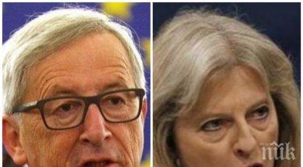 опровержение председателят европейската комисия отрече британският премиере молила помощ време лична среща