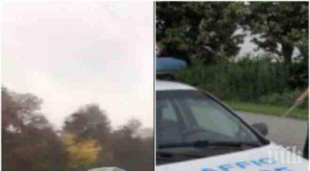 извънредно пик дъждът предизвика зрелищно меле тир софия видео