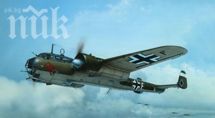 вадят немски бомбардировач дъното манша