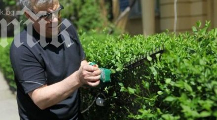 министър грабна косачката