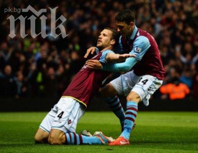 Астън Вила разпердушини Съндърланд с 6:1