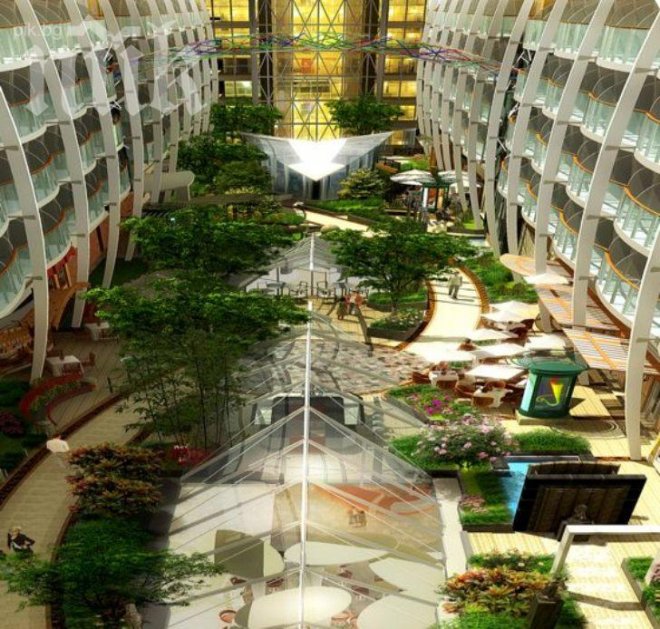 Построиха кораб, 5 пъти по-голям от Титаник