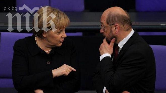 Шулц защити Ангела Меркел от френските нападки