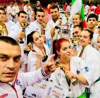 Националите ни по карате киокушин спечелиха 13 медала от Откритото първенство в Беларус
