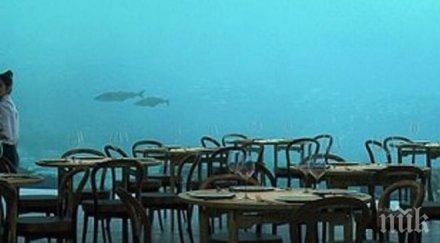 отварят първия подводен ресторант европа