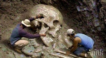 мистика изровиха костите великан живял 200 години