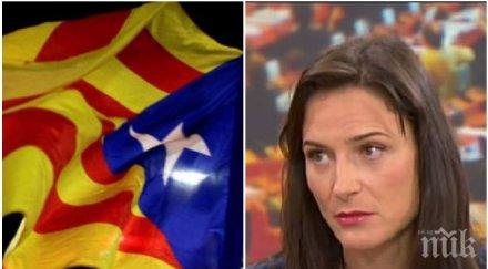 мария габриел испанското правителство пълната подкрепа еврокомисията референдумът незаконен