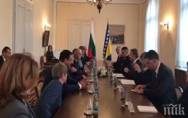 ПЪРВО В ПИК TV! Премиерът Бойко Борисов се срещна с Бакир Изетбегович, член на Председателството на Босна и Херцеговина