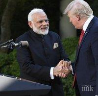 По жицата! Лидерите на САЩ и Индия се договориха да продължат съвместната борба с тероризма