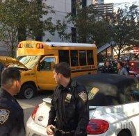 ОТ ПОСЛЕДНИТЕ МИНУТИ! Тотален шок в Ню Йорк - шофьорът се забил в ученически бус, най-малко шестима са убити (ВИДЕО/СНИМКИ)