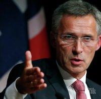 Генералният секретар на НАТО иска засилване на натиска върху Северна Корея