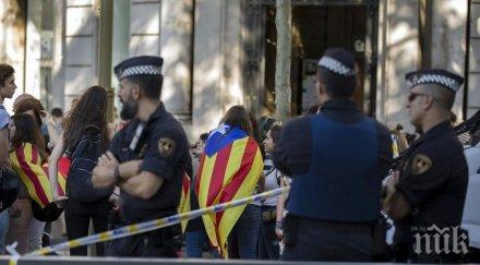 извънредно каталунската полиция влезе сградата правителството барселона