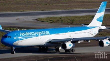 голямата аржентинска авиокомпания отмени всички полети заради стачка пилотите