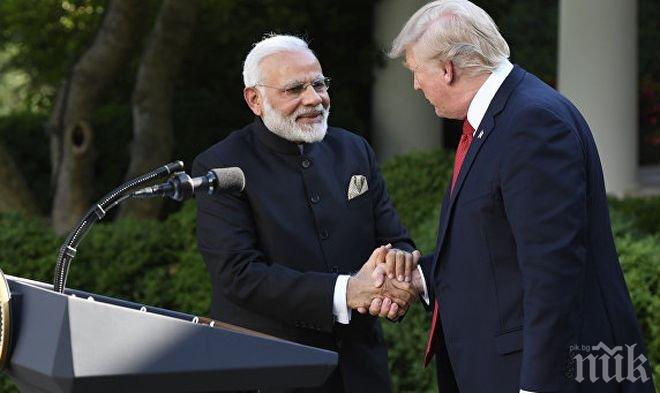 По жицата! Лидерите на САЩ и Индия се договориха да продължат съвместната борба с тероризма