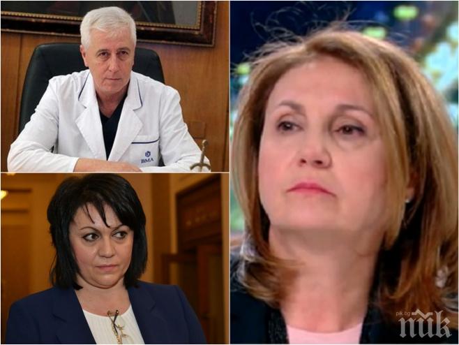 ИЗВЪНРЕДНО! Румяна Бъчварова с горещ коментар за оставката на проф. Николай Петров, бъдещия му заместник, вота на недоверие и скандалите в БСП