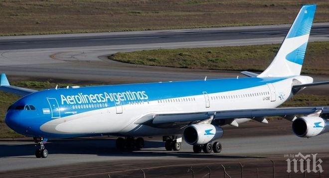 Най-голямата аржентинска авиокомпания отмени всички полети за днес заради стачка на пилотите