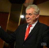 Нов мандат! Милош Земан отново ще се кандидатира за президент на Чехия