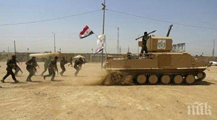 иракските сили освободили газовото находище акас ислямска държава