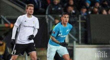 късен гол класира зенит реал сосиедад пак отупа вардар