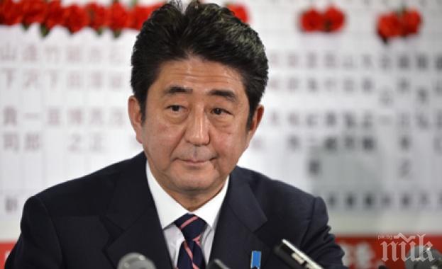 Премиерът на Япония поиска засилване на натиска спрямо Северна Корея