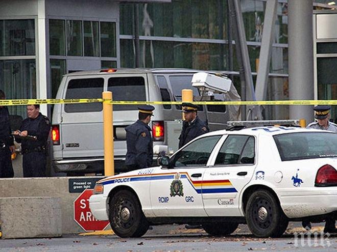 Екшън! Полицай загина при престрелка с автокрадец в Канада