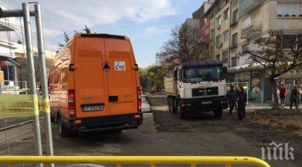 евакуираха община стара загора спукан магистрален газопровод снимки