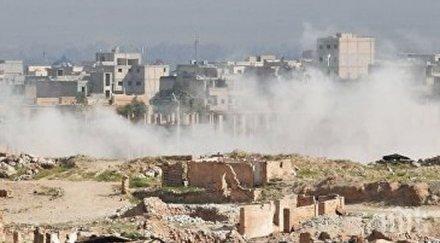 операция последното укрепление ислямска държава подложена масирани атаки сирийската армия