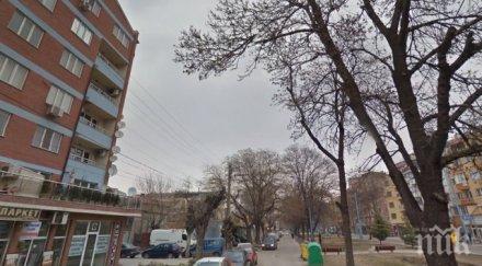 побеснял мъж бомбардира буркани автосервиз кючука