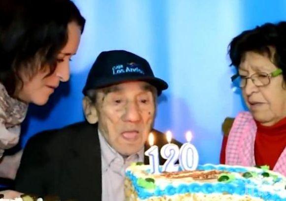 121-годишен чилиец е най-възрастният човек на планетата