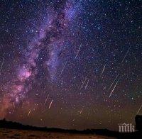 НЕБЕСНО ШОУ! Метеорният поток Леониди преминава над Земята