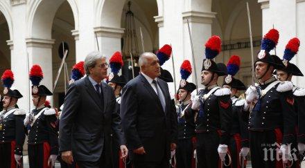 италианският премиер даде висока оценка борисов потенциала инвестиции