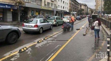 въведена временна организация движението кръстовище бул княз дондуков раковски