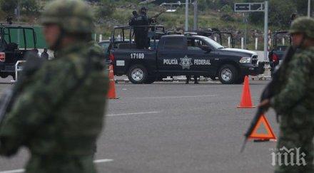 девет убити двама полицаи денонощие мексиканския щат мичоакан