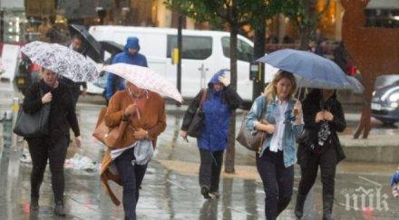 обличайте топлите дрехи температурите падат рязко започват валежи