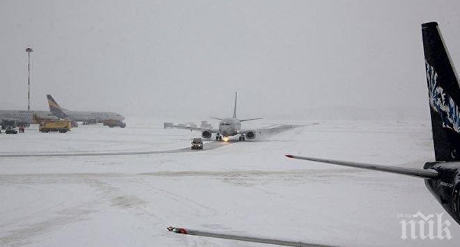 Всички вътрешни полети на Чукотка са отменени за ден заради снежен циклон