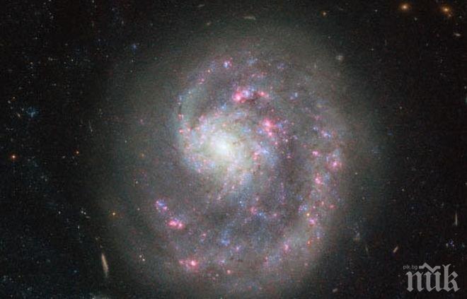 Космическият телескоп „Хъбъл“ е направил уникална снимка на „едноръка“ галактика