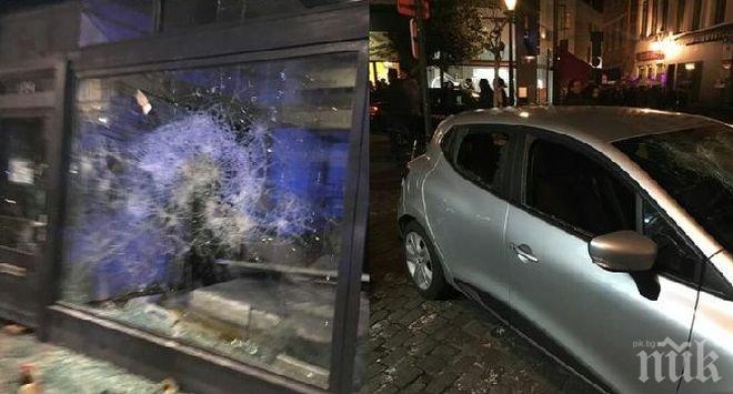 22-ма белгийски полицаи са пострадали след сблъсъците на органите на реда с марокански футболни фенове в Брюксел
