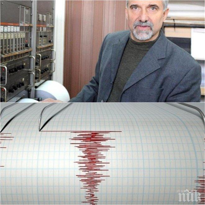 Проф. Емил Ботев: Около 1000 земетресения регистрираме годишно в България