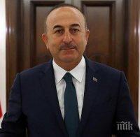 Външният министър на Турция Чавушоглу доволен, че има напредък в преговорите за Сирия