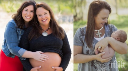 куриоз баба ражда собственото внуче втори път